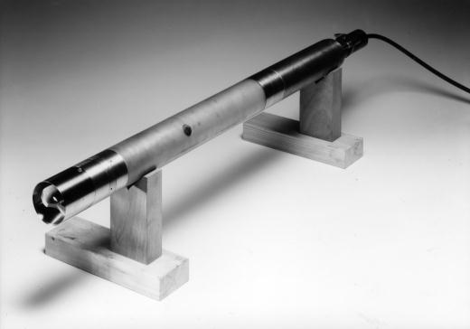 A cambridge self boring pressuremeter without its protective sheath A cambridge self boring pressuremeter without its protective sheath